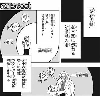 【呪術廻戦】落花の情って微妙じゃない？