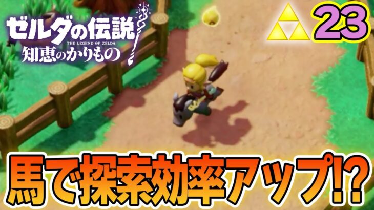 移動速度アップで探索効率アップ！ ゼルダの伝説『知恵のかりもの』実況プレイ!! #23【ぽんすけ】