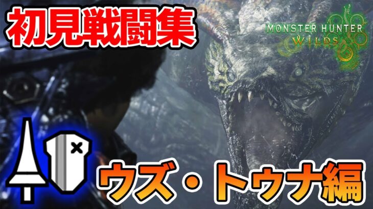 【モンハンワイルズ】ランスで初見戦闘集！ウズ・トゥナ編【モンスターハンターワイルズ】【ぽんすけ】