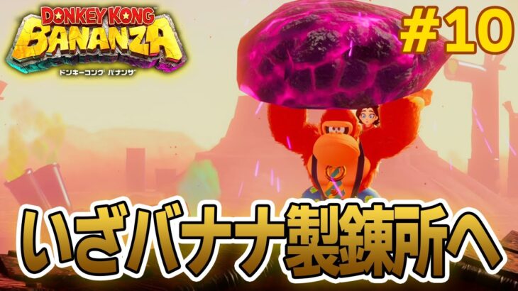 パワーで全てをぶっ壊せ！爽快感がすごい最新作を実況プレイ!! #10【ドンキーコング バナンザ】【Switch2】【ぽんすけ】