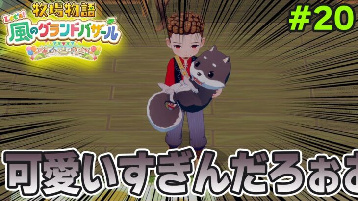 【新作】完全初見で楽しみまくる牧場物語リメイクの新作を実況プレイ！#20【Let’s！風のグランドバザール】【ぽんすけ】