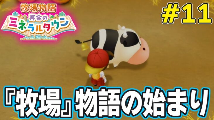 【初見】効率厨が挑む新たな牧場主生活で実況プレイ！#11【牧場物語 再会のミネラルタウン】【ぽんすけ】