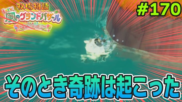 【新作】完全初見で楽しみまくる牧場物語リメイクの新作を実況プレイ！#170【Let’s！風のグランドバザール】【ぽんすけ】