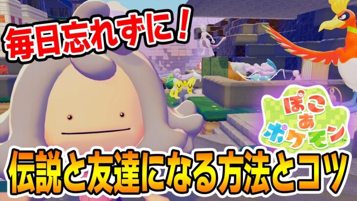 【攻略】全伝説と出会う方法と家に住まわせられるポケモンを合わせて紹介!!【ぽこあポケモン】【Switch2】【ぽんすけ】