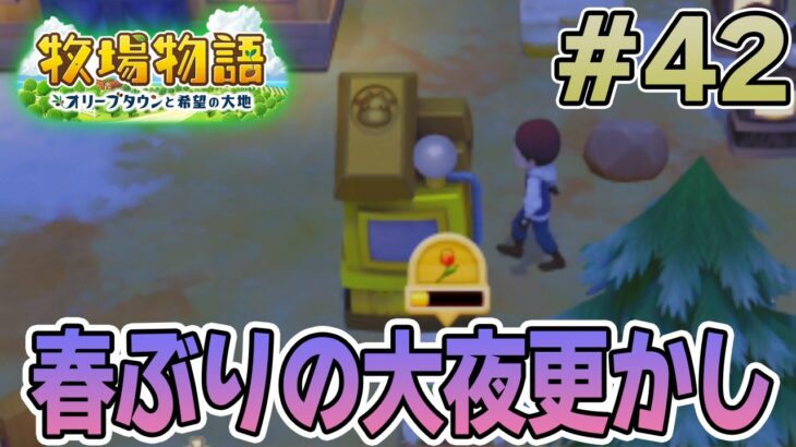 【初見】新しい牧場でも効率求めて開拓しまくってみる！#42【牧場物語 オリーブタウンと希望の大地】【ぽんすけ】