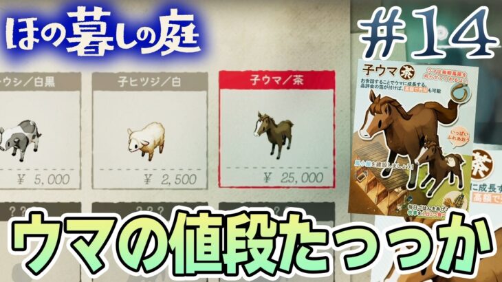 【新作】ホラゲー苦手実況者がほのぐらしでも効率求めて楽しんでみる！#14【ほの暮しの庭】【ぽんすけ】