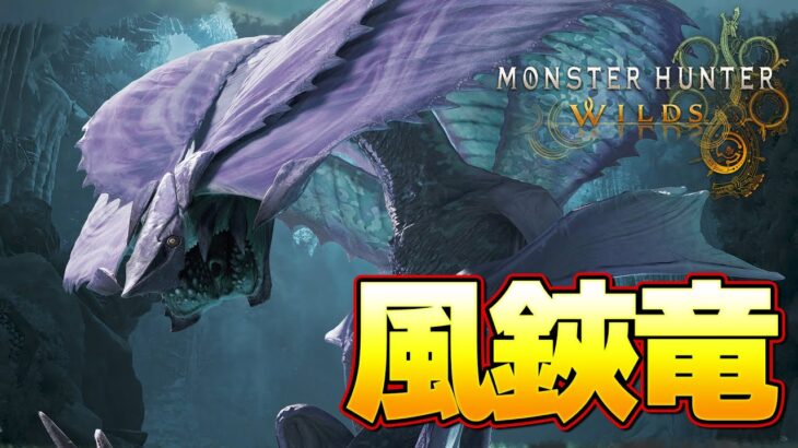 【モンハンワイルズ】群れがヤバいｗｗ風鋏竜ヒラバミソロ 太刀 初見 『モンスターハンターワイルズ』