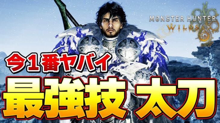 超話題の太刀最強技！ガチ勢の１番火力が出るコンボがヤバすぎるんだがｗｗ【モンハンワイルズ】『モンスターハンターワイルズ』