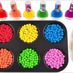Satisfying Video l How To Make Playdoh Lollipop Candy Ball From Color Beads & Brush Cutting ASMR #78