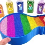 Satisfying Video l How to make Rainbow Glitter Bulb with Slime Mix BathTub & Ball Cutting ASMR #035