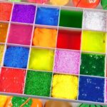 #011 Cutting ASMR f 24 Piece Slimes Mix in to How To Make Rainbow Buying Fruit! l Satisfying Video