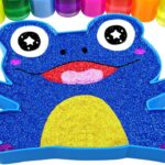Satisfying Video l How to make Blue Frog WITH Mixing All Slime AND Rainbow Nail IN Makeup ASMR #500