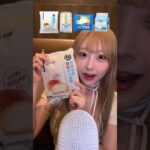 韓国コンビニcuモッパン🏪ミルク味🍼 milk flavor 🥛#ASMR#mukbang#cu#conveniencestore#韓国 生クリームパン美味しすぎて感動😭✨