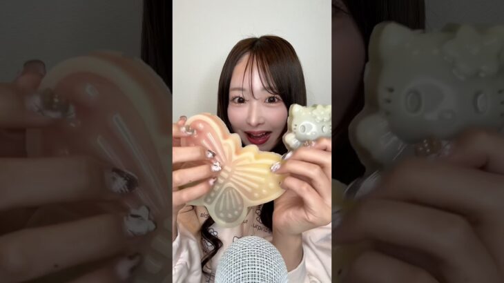 デカワックスボトルキャンディ🍬miniASMR🥳#ASMR#mukbang#waxbottlecandy