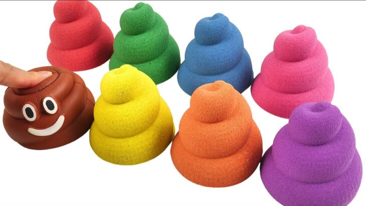 Satisfying Video l How to make Rainbow Hermit-Crab Cake with Kinetic Sand & Squishy Cutting ASMR #01