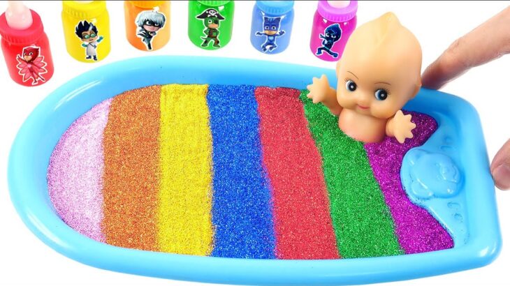 Satisfying Slime Video l How to Make MagicTubs WITH Mixed Slime IN Clay Sailing Vessels Cutting ASMR