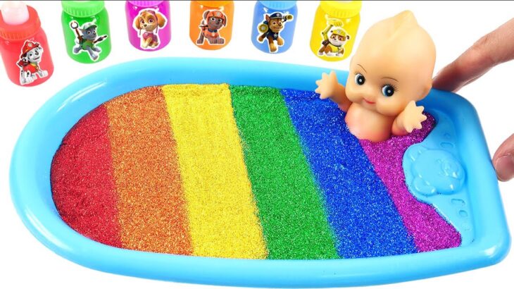 #Satisfying Video l Oddly To Make Rotating-Bathtubs FROM Mix&Mix  Slime INTO Funny Pool Cutting ASMR