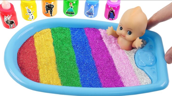 Oddly Satisfying ASMR | Blending Togethers All My Slime into Ultra Melted Tub & Glitz Cutting Sounds