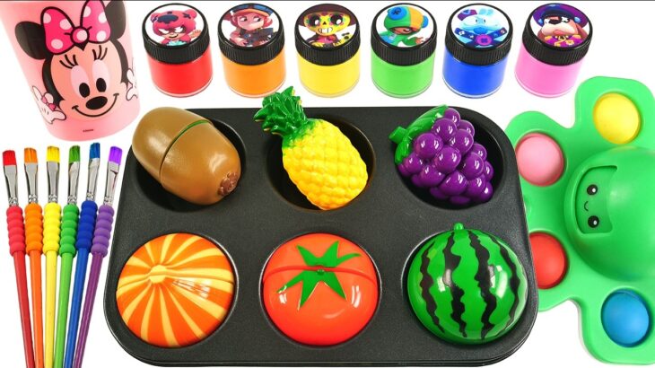 Super Satisfying Video | Watch Me Turns Rainbow Yummy Sticks & Glow Drops into Splash (Cutting ASMR)