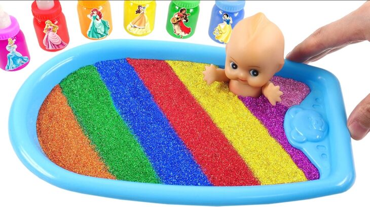 Satisfying Slime Video l Mixing All My Slime Shaved Ice IN Rainbow Make Bathtub TO Hand Cutting ASMR