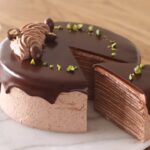 チョコレート・ミルクレープの作り方 Chocolate Mille Crepe｜HidaMari Cooking