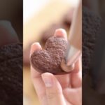 チョコづくしの手作りバレンタイン♡クッキーサンド #shorts