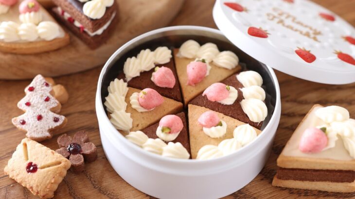 クリスマスプレゼントに🎁チョコレート・クッキーケーキの作り方＆ラッピング｜HidaMari Cooking
