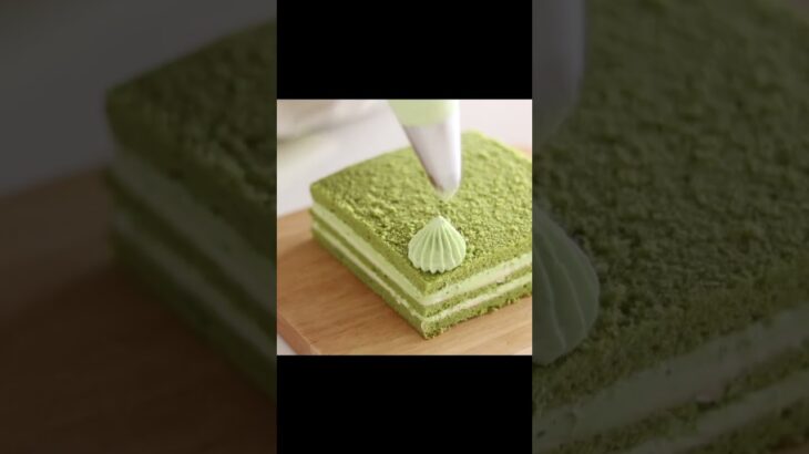 抹茶と栗のショートケーキ #shorts