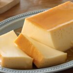 材料４つ＆オーブンなし！フライパンで作る大きな固めカスタードプリンの作り方：生クリームなし、卵使い切り