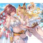 【グラブル】今年もメグとまりっぺがアウギュステに！バカンスを楽しむ？二人のイラウｓトがTwitterにて公開