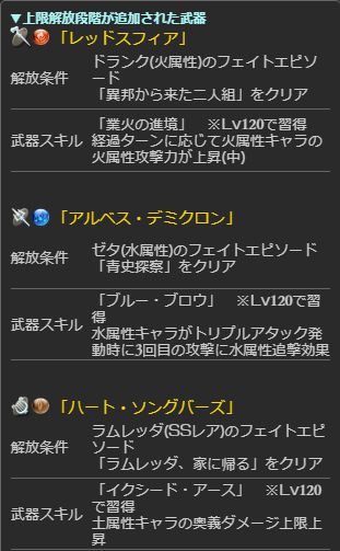 グラブル 21年7月8日アップデートでキャラクター解放武器6種類に最終上限解放が実装 水属性ゼタ槍にはブロウ アニラ槍 はda以上に与ダメ上昇効果 浴衣ロザミアの与力十手は刻印編成ならメインで握って面白そうな効果に 気ままにgbf グラブル