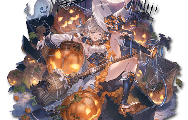 【グラブル】ククル（ハロウィンSSR/土属性）キャラクター性能情報、サポアビで確定TA＆3hit持ち！奥義と回避成功時に貯まるバレルヒーターを消費でターン経過なしで通常攻撃が可能