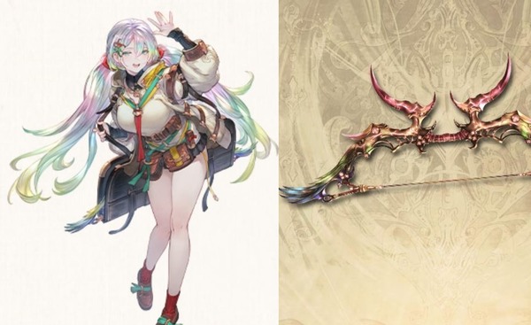 【グラブル】クピタンは虹の弓,トリステットはスラーンド？ネーレウスの杖と思わしき謎のキャラはある疑惑が…新たなヴィンテージ武器所持者？が続々と登場