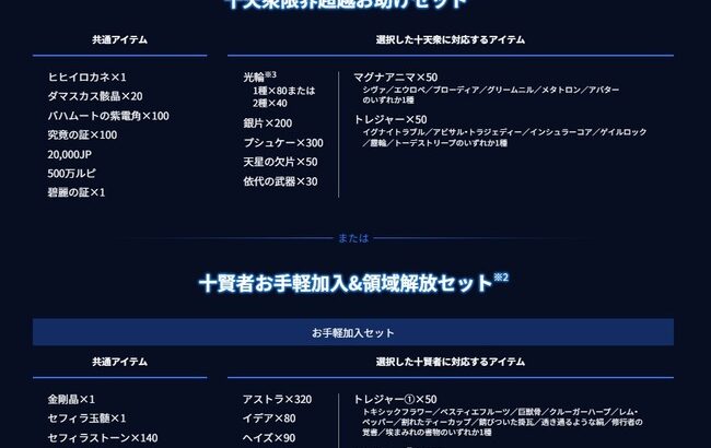 【グラブル】GBVSR特典公開！限定スキンに加えヒヒと青紙が付いた十天セット,金剛と玉髄等が付いた十賢者セットから選択して貰える！