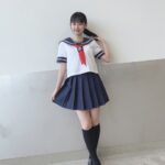 【SKE48】違和感なさすぎ…西井美桜、いかにもって感じのセーラー服なのに現役感がある。
