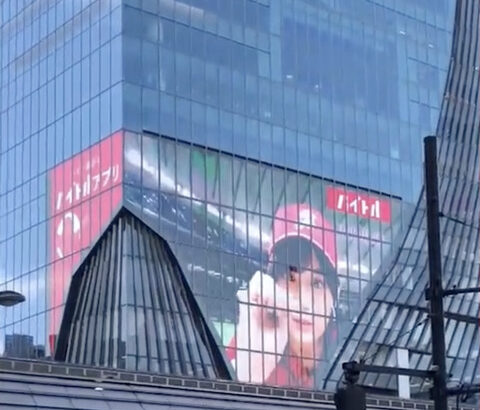 【動画あり】これは凄い！！！渋谷 超巨大モニターに乃木坂46の姿が！！！！！！【乃木坂46】