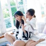 【乃木坂46】丸見え！生田絵梨花＆齋藤飛鳥、パジャマでじゃれ合いツインテールに！