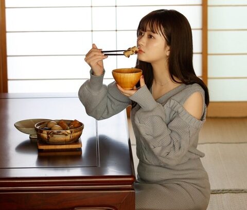 【SKE48】江籠裕奈さん、おでんを食べているだけなのに…。