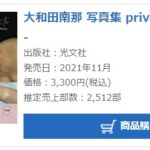 【元AKB48】大和田南那写真集「private」初週売上2,512部【なーにゃ】