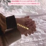 雪道の中、乃木坂メンバーの“手繋ぎデート写真”が公開される！！！！！！