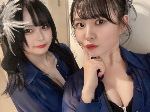 【SKE48】竹内ななみと岡本彩夏のスルナイ衣装が強過ぎる！！！
