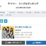 NMB48 26thシングル「恋と愛のその間には」初日売上145,574枚！！！