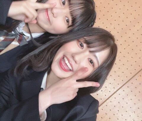 【SKE48】青木莉樺と杉山歩南の2ショットがまじ可愛い！！！