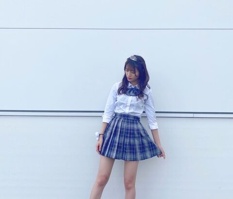 【SKE48】中野愛理「いまの女子高生の卒業式の髪型 だいたいこれ。なコーデദ്ദി^._.^)」