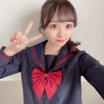 【SKE48】鬼頭未来「初のセーラー服と珍しくポニテをしてみたけどかわいいですか？」