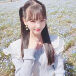 【SKE48】末永桜花がネモフィラ畑で撮った写真がかわいい！！！