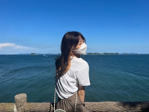 【SKE48】青海ひな乃「念願の羽豆岬ドライブ ずっと行きたいって話してやっと聖地巡礼できました！」