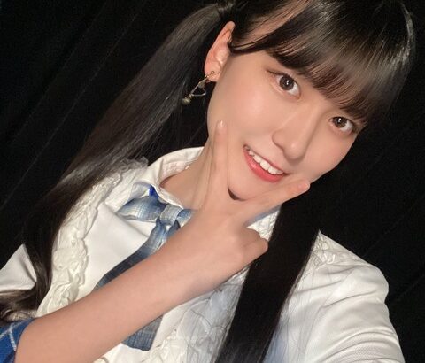 【SKE48】林美澪『今日の学校ヘアと似てるから、友達が見たら、「髪飾り付けただけでしょ」って言われそう((』