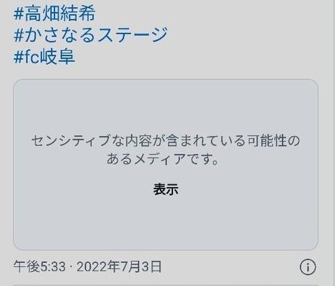 これTwitterさん的に何が問題あるんだろうか…!?