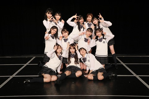 【SKE48】「#手をつなぎながら」公演終了後のメンバーの集合写真がいいわー！